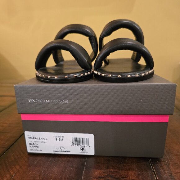 NWT - VINCE CAMUTO Women's Leather Sandals 8.5M - Picture 3 of 6